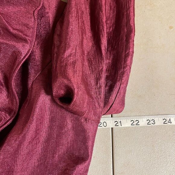 Vintage Victor Costa  Ruffle Cocktail Party Formal Jacket W/ Tie  NWT 10 - Picture 9 of 12